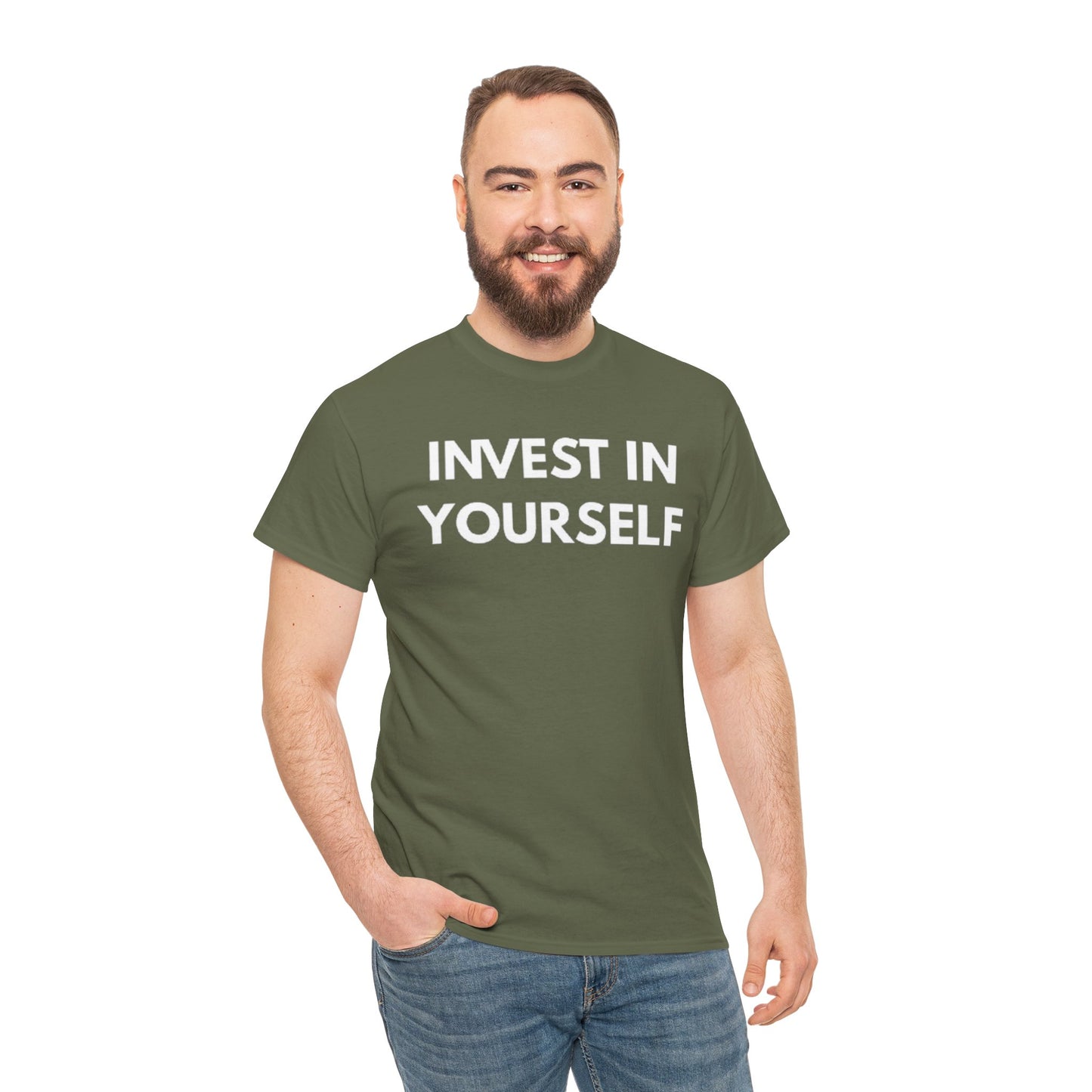 Empowering Message Tee - Invest in Yourself, Motivational Shirt, Unisex Cotton Tee, Gift for Entrepreneurs, Self-Care Apparel, Daily [...]