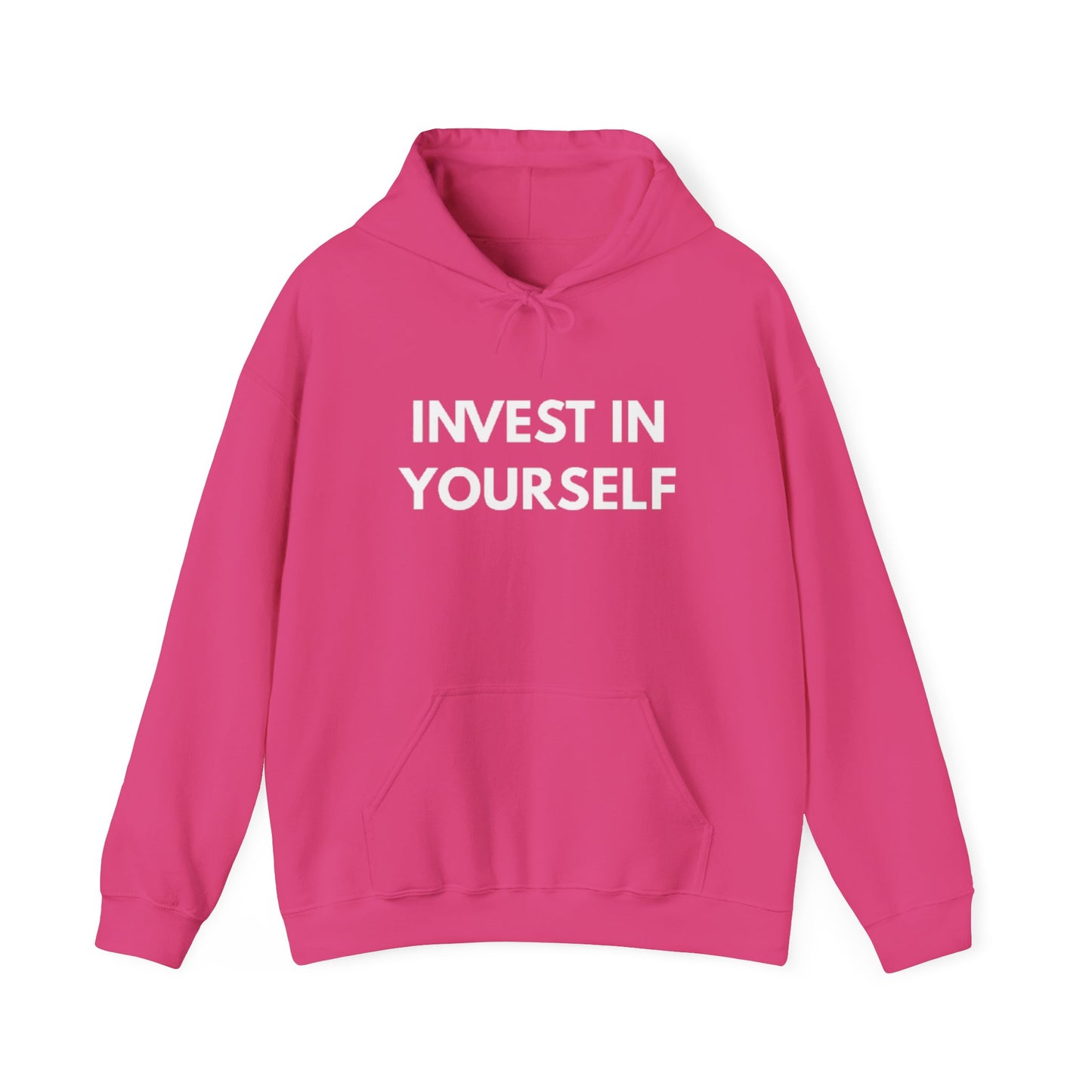 Invest In Yourself Hoodie, Motivational Sweatshirt for Self-Care, Unisex Comfortable Hoodie, Gift for Friends, Cozy Everyday Wear