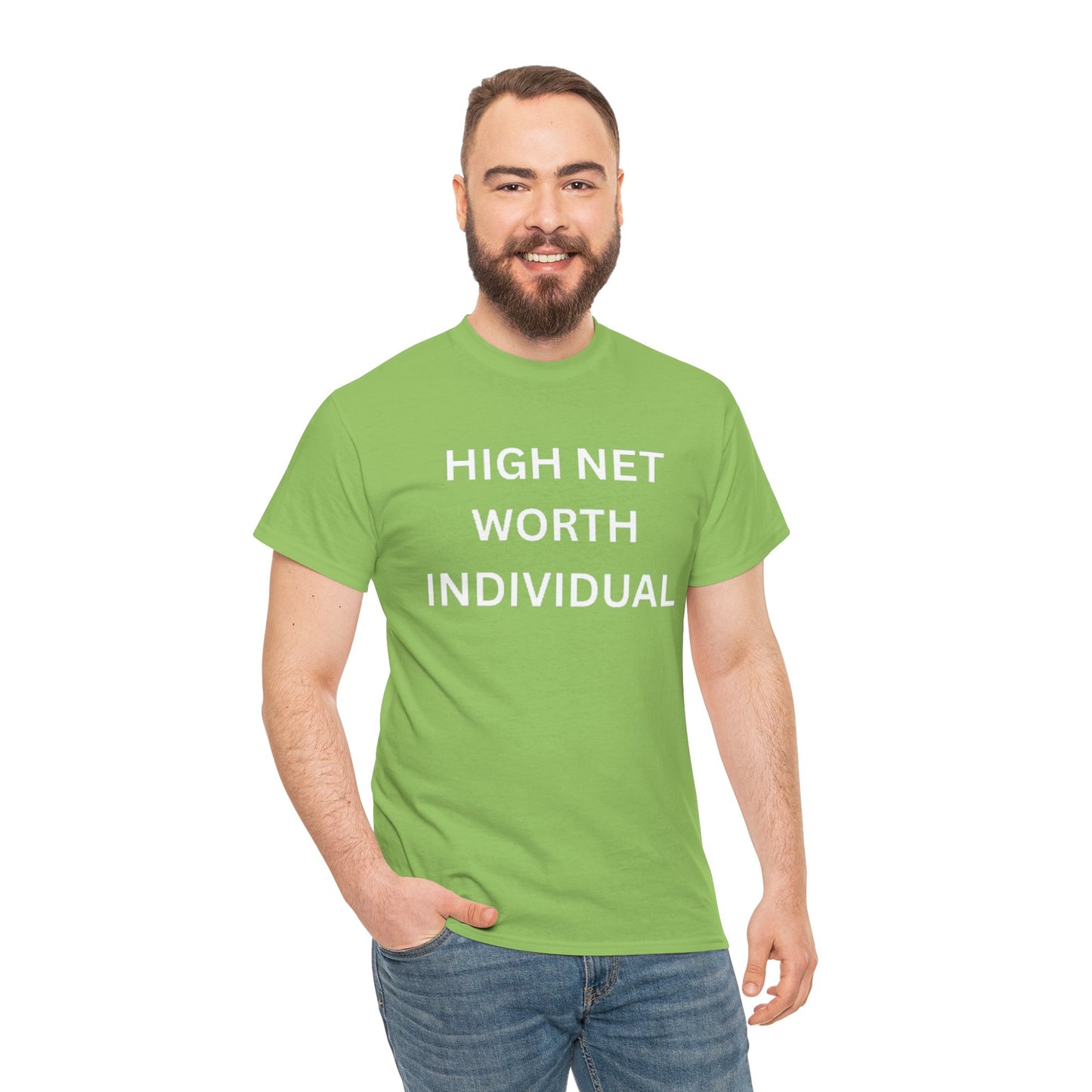 High Net Worth Individual Tee, Funny T-Shirt, Gift for Wealthy Friends, Casual Wear, Everyday Humor Shirt, Budget Friendly Style