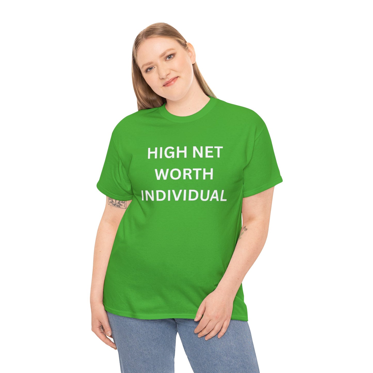 High Net Worth Individual Tee, Funny T-Shirt, Gift for Wealthy Friends, Casual Wear, Everyday Humor Shirt, Budget Friendly Style