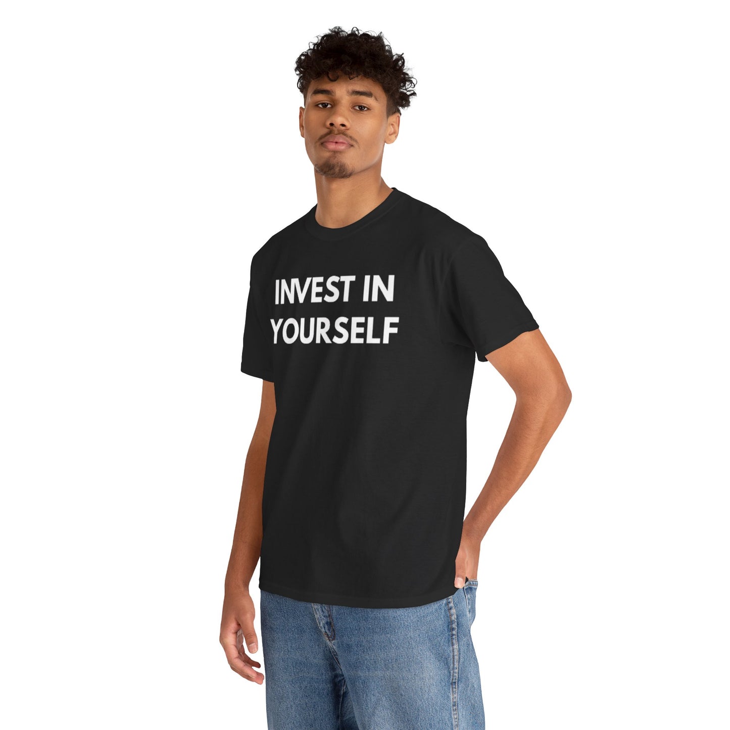 Empowering Message Tee - Invest in Yourself, Motivational Shirt, Unisex Cotton Tee, Gift for Entrepreneurs, Self-Care Apparel, Daily [...]