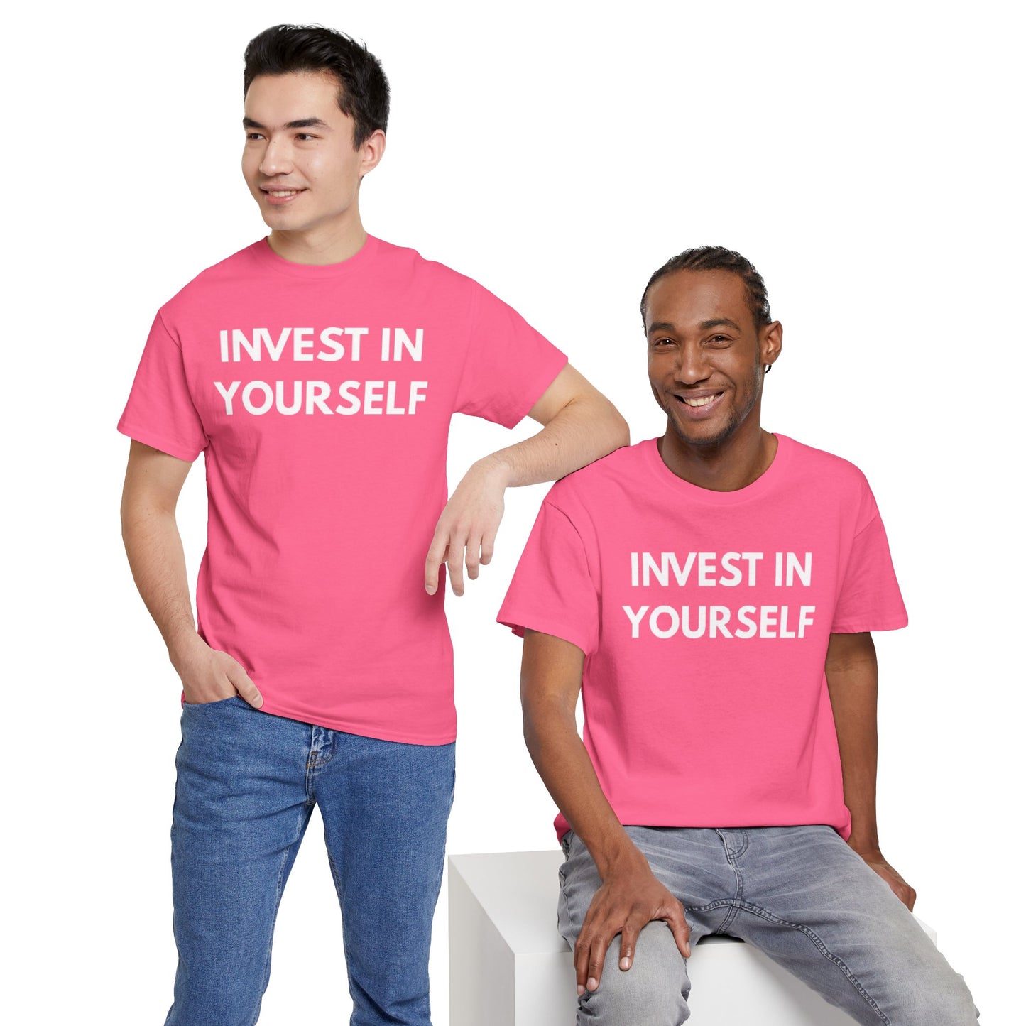 Empowering Message Tee - Invest in Yourself, Motivational Shirt, Unisex Cotton Tee, Gift for Entrepreneurs, Self-Care Apparel, Daily [...]