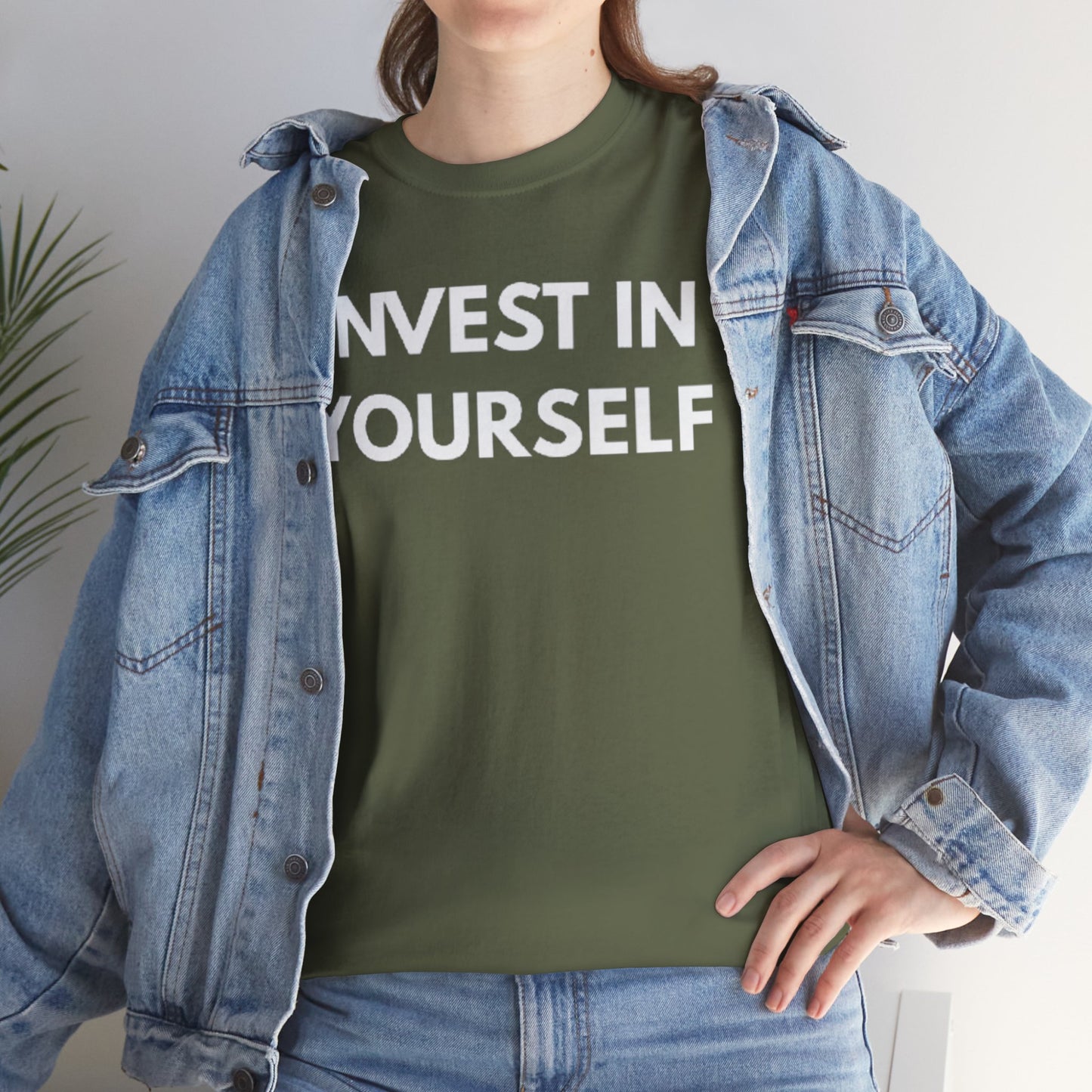 Empowering Message Tee - Invest in Yourself, Motivational Shirt, Unisex Cotton Tee, Gift for Entrepreneurs, Self-Care Apparel, Daily [...]