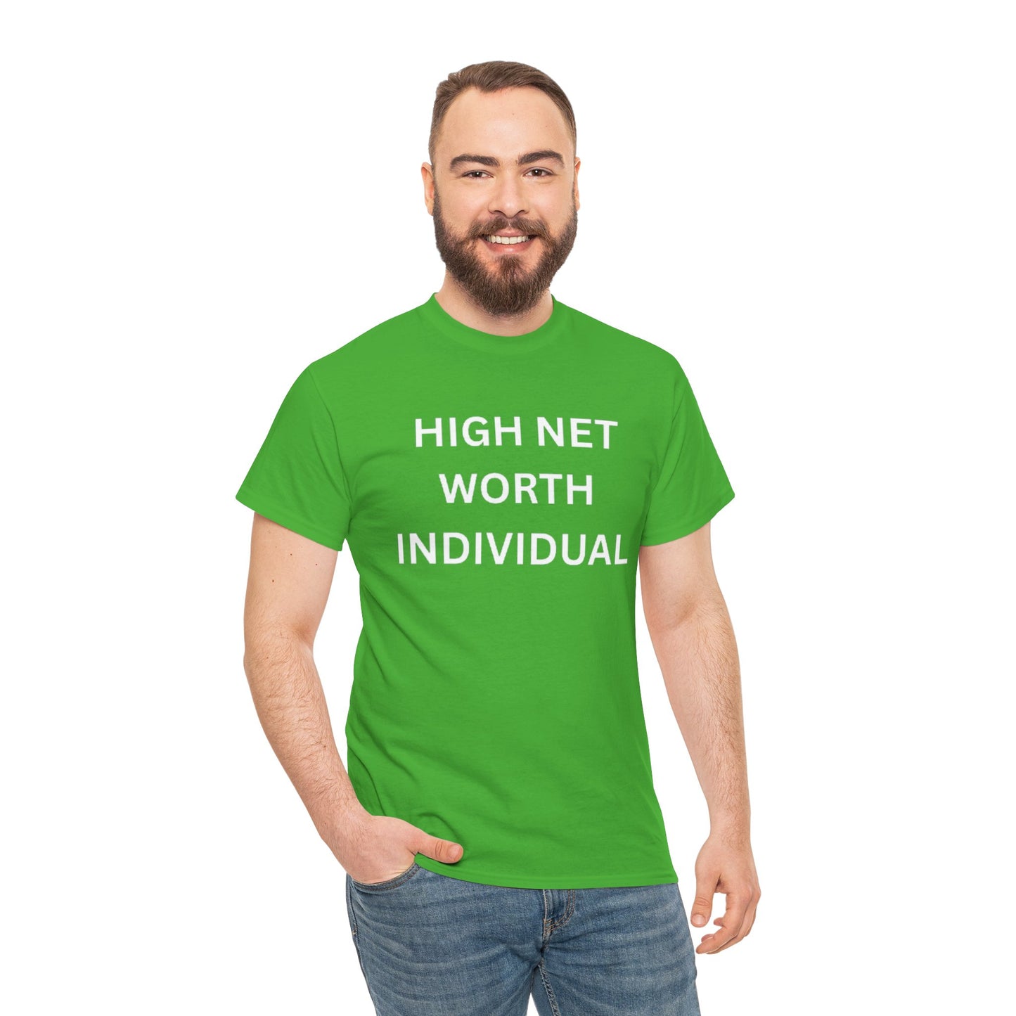 High Net Worth Individual Tee, Funny T-Shirt, Gift for Wealthy Friends, Casual Wear, Everyday Humor Shirt, Budget Friendly Style