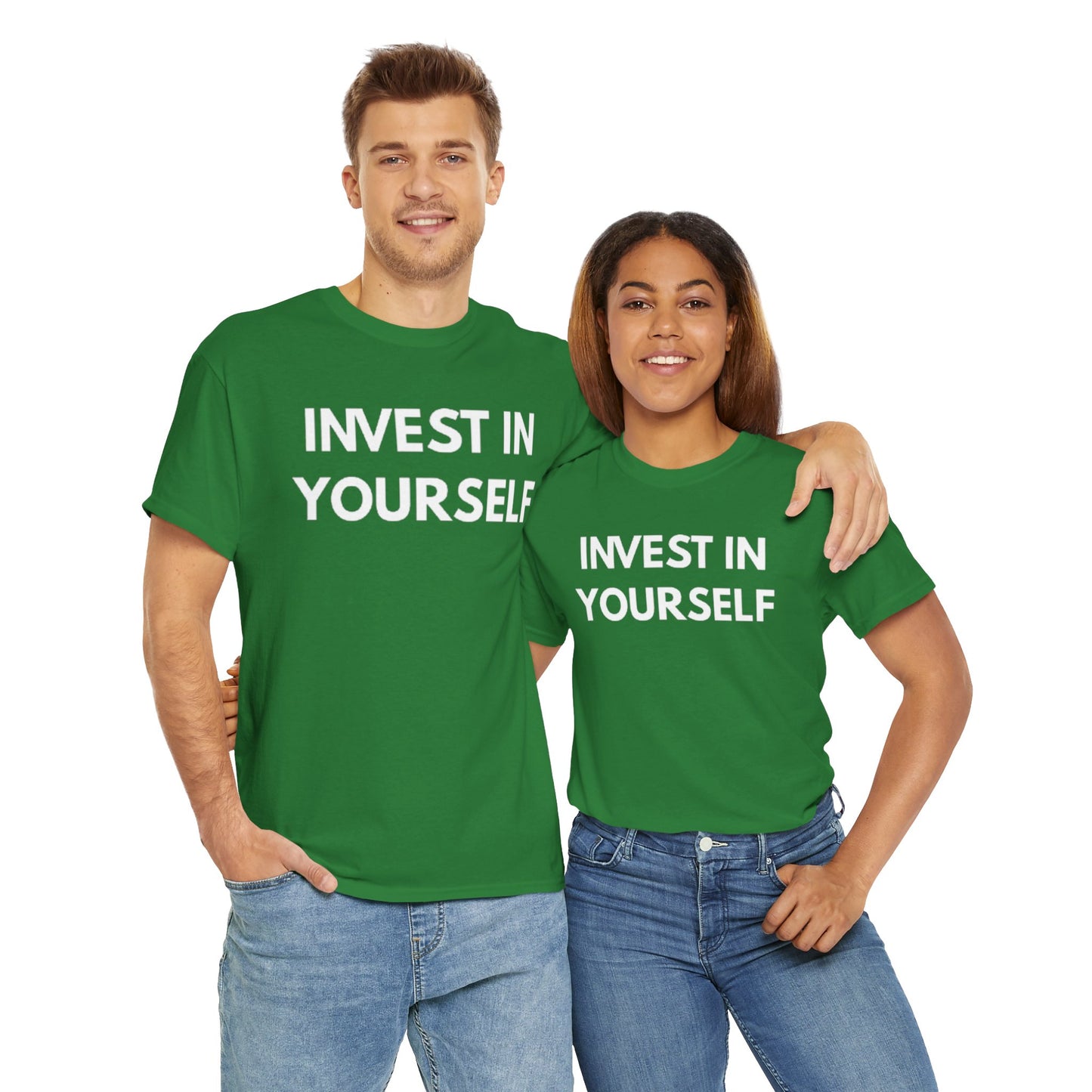 Empowering Message Tee - Invest in Yourself, Motivational Shirt, Unisex Cotton Tee, Gift for Entrepreneurs, Self-Care Apparel, Daily [...]