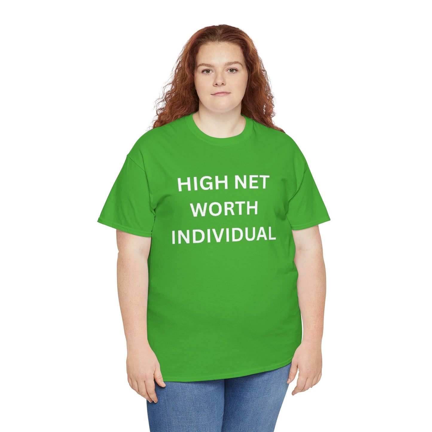 High Net Worth Individual Tee, Funny T-Shirt, Gift for Wealthy Friends, Casual Wear, Everyday Humor Shirt, Budget Friendly Style