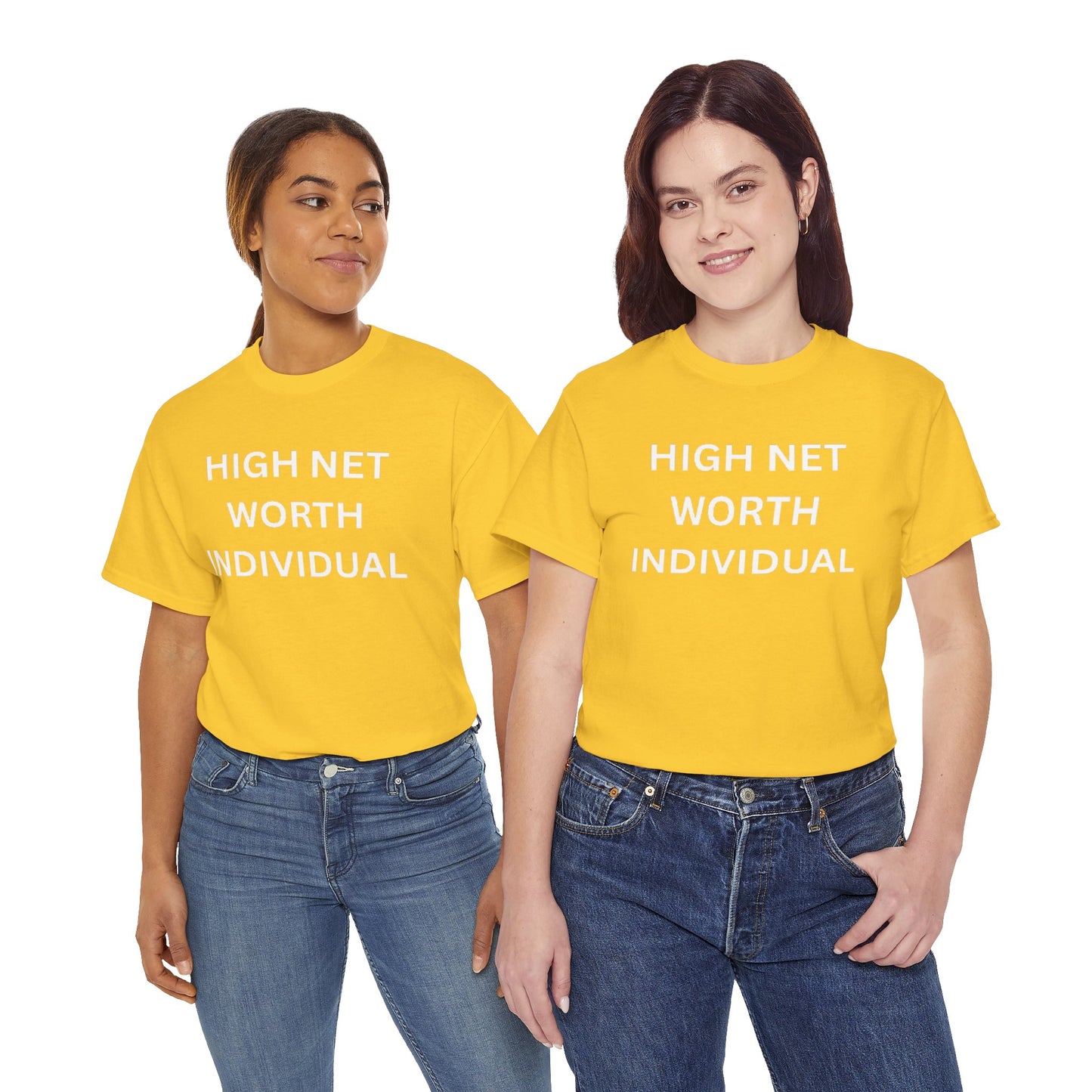 High Net Worth Individual Tee, Funny T-Shirt, Gift for Wealthy Friends, Casual Wear, Everyday Humor Shirt, Budget Friendly Style