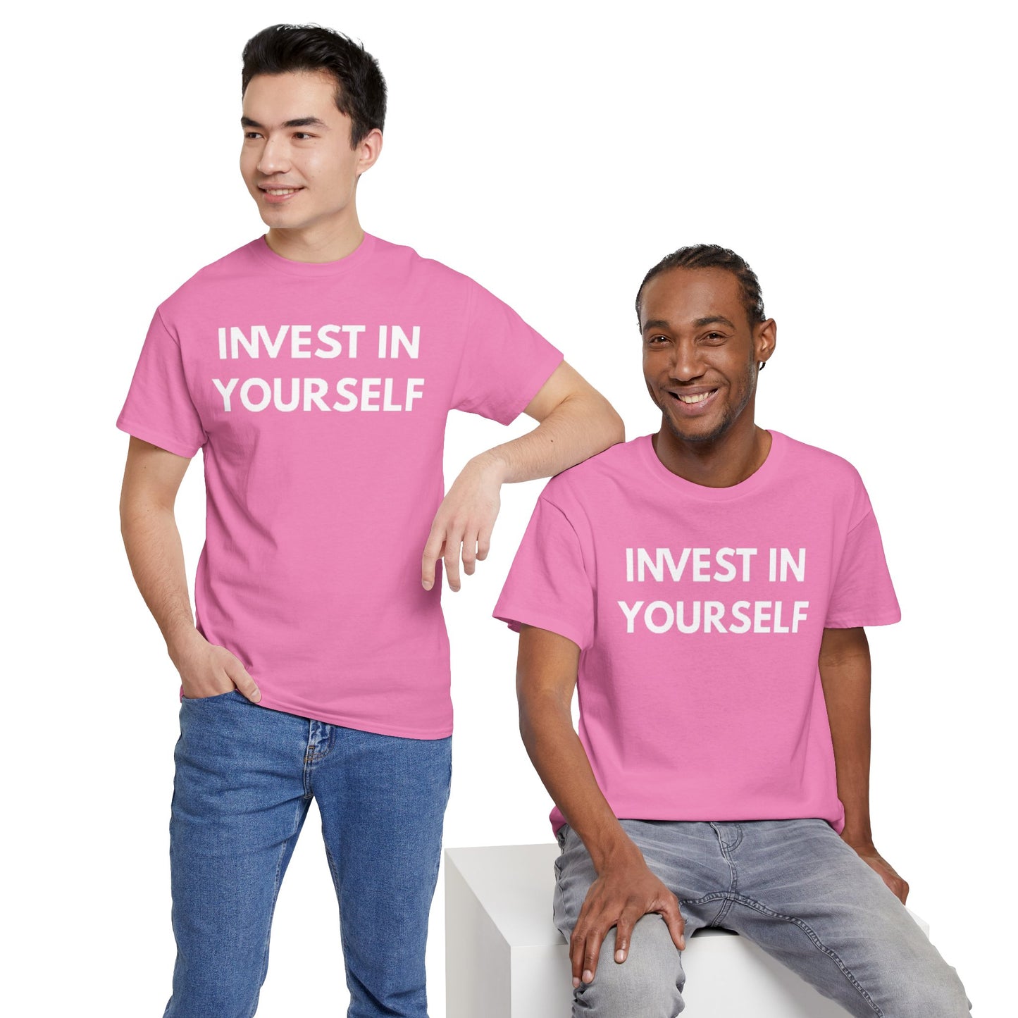 Empowering Message Tee - Invest in Yourself, Motivational Shirt, Unisex Cotton Tee, Gift for Entrepreneurs, Self-Care Apparel, Daily [...]