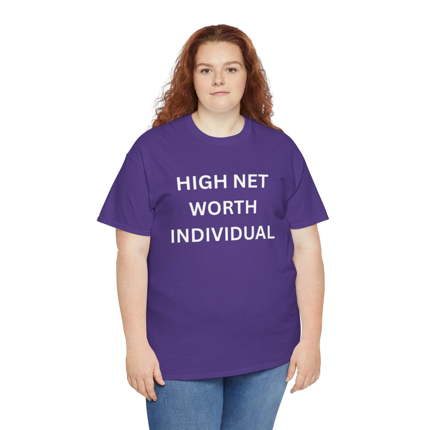 High Net Worth Individual Tee, Funny T-Shirt, Gift for Wealthy Friends, Casual Wear, Everyday Humor Shirt, Budget Friendly Style