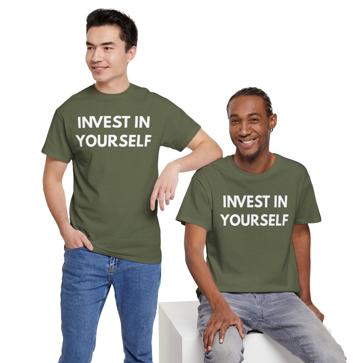 Empowering Message Tee - Invest in Yourself, Motivational Shirt, Unisex Cotton Tee, Gift for Entrepreneurs, Self-Care Apparel, Daily [...]
