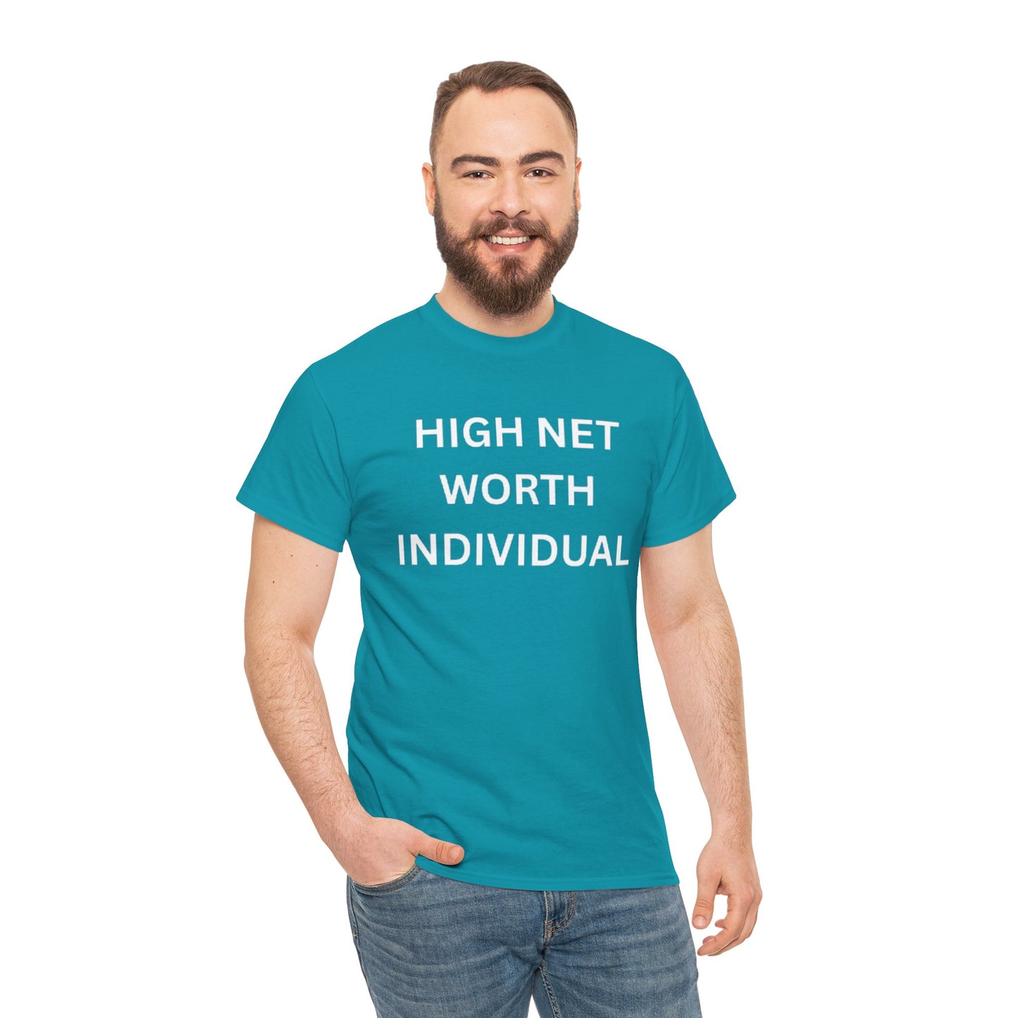 High Net Worth Individual Tee, Funny T-Shirt, Gift for Wealthy Friends, Casual Wear, Everyday Humor Shirt, Budget Friendly Style