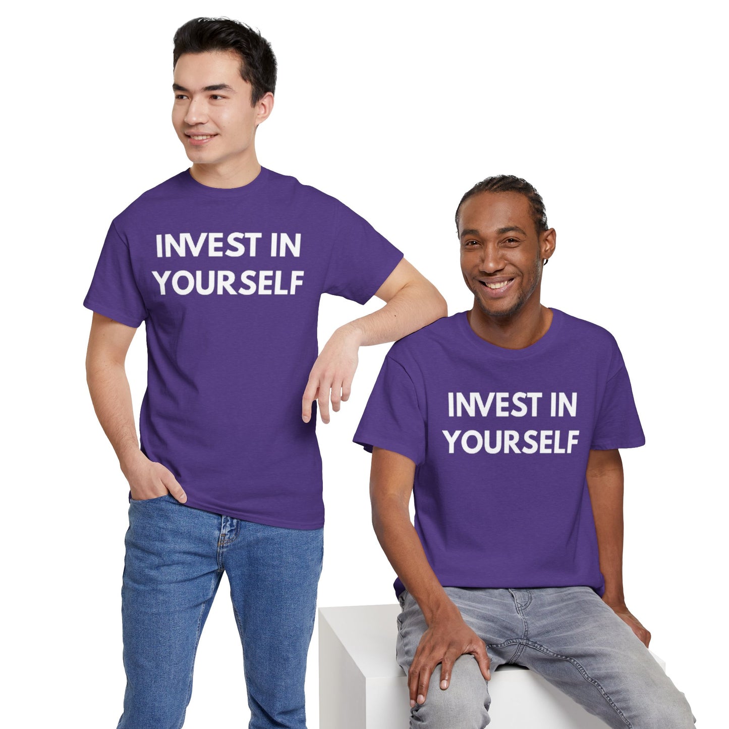 Empowering Message Tee - Invest in Yourself, Motivational Shirt, Unisex Cotton Tee, Gift for Entrepreneurs, Self-Care Apparel, Daily [...]