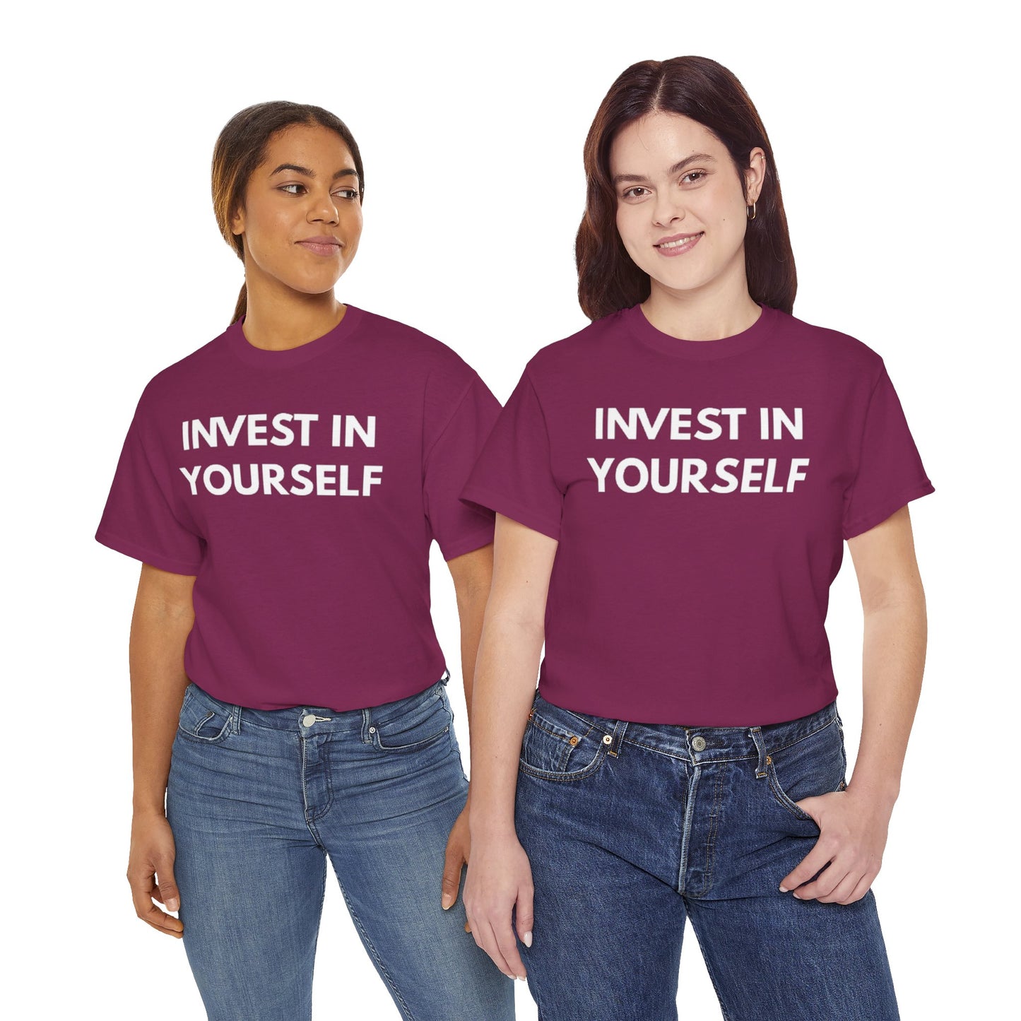 Empowering Message Tee - Invest in Yourself, Motivational Shirt, Unisex Cotton Tee, Gift for Entrepreneurs, Self-Care Apparel, Daily [...]