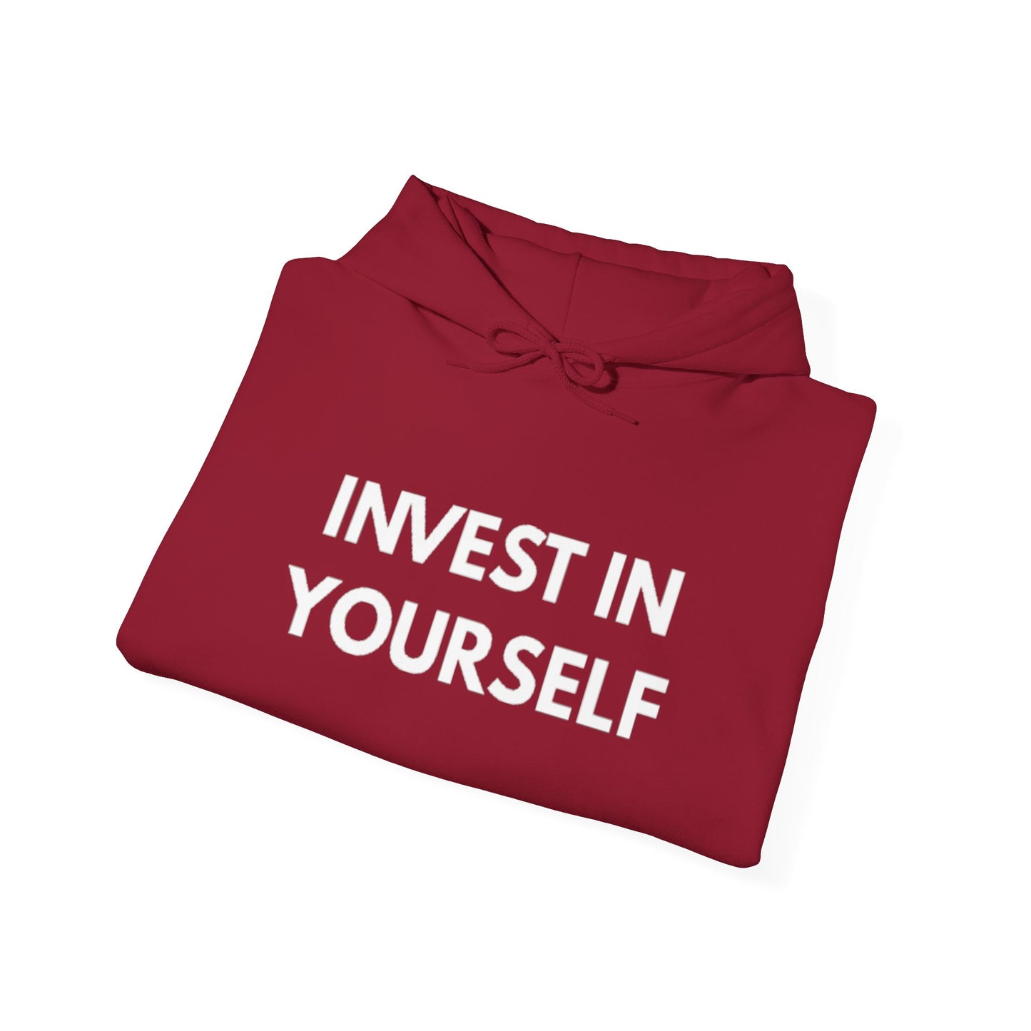 Invest In Yourself Hoodie, Motivational Sweatshirt for Self-Care, Unisex Comfortable Hoodie, Gift for Friends, Cozy Everyday Wear