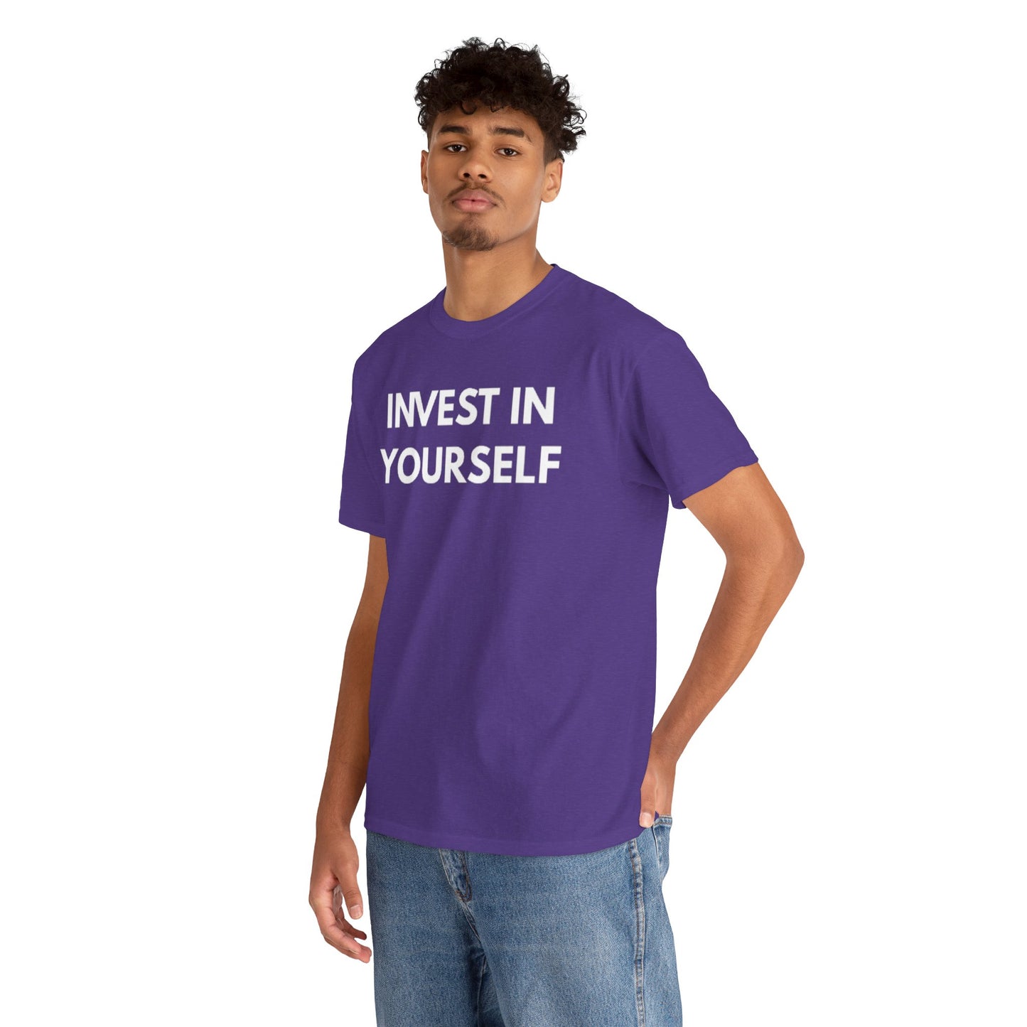 Empowering Message Tee - Invest in Yourself, Motivational Shirt, Unisex Cotton Tee, Gift for Entrepreneurs, Self-Care Apparel, Daily [...]