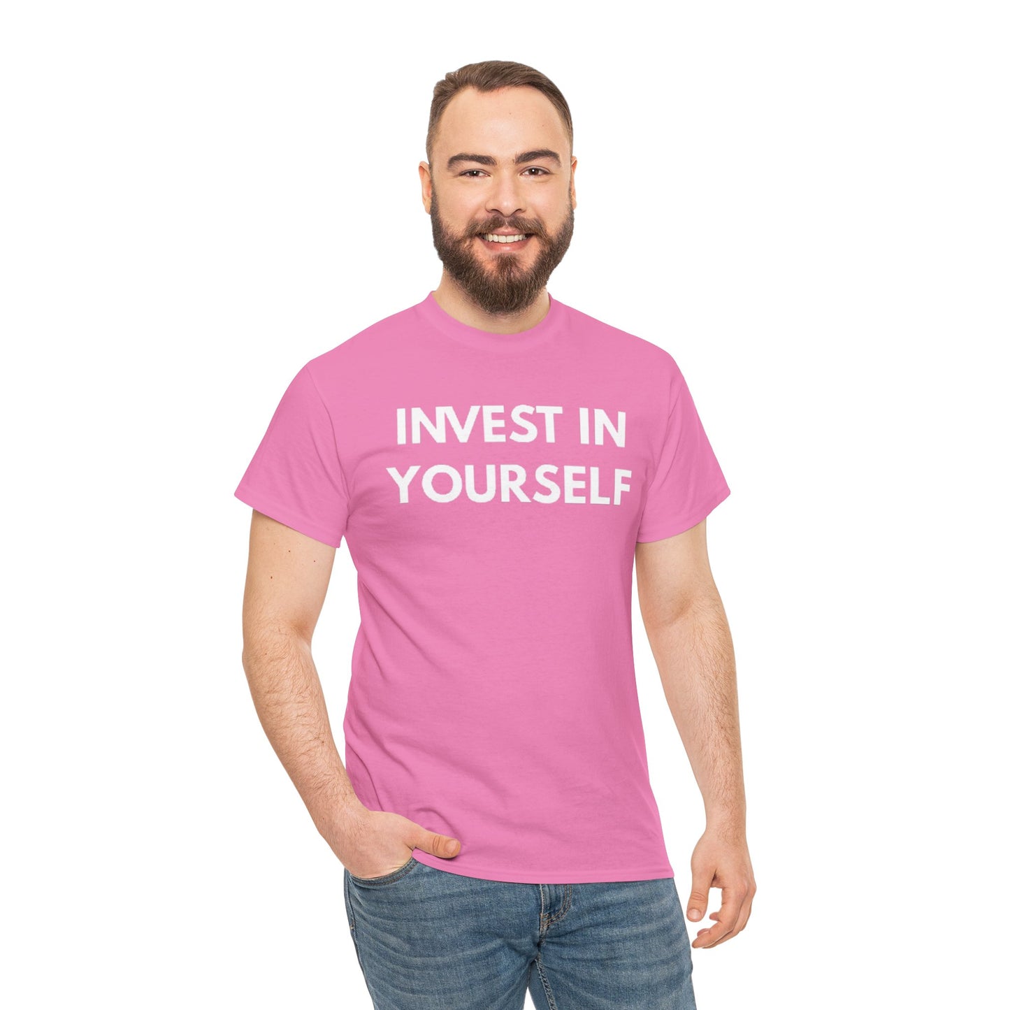 Empowering Message Tee - Invest in Yourself, Motivational Shirt, Unisex Cotton Tee, Gift for Entrepreneurs, Self-Care Apparel, Daily [...]