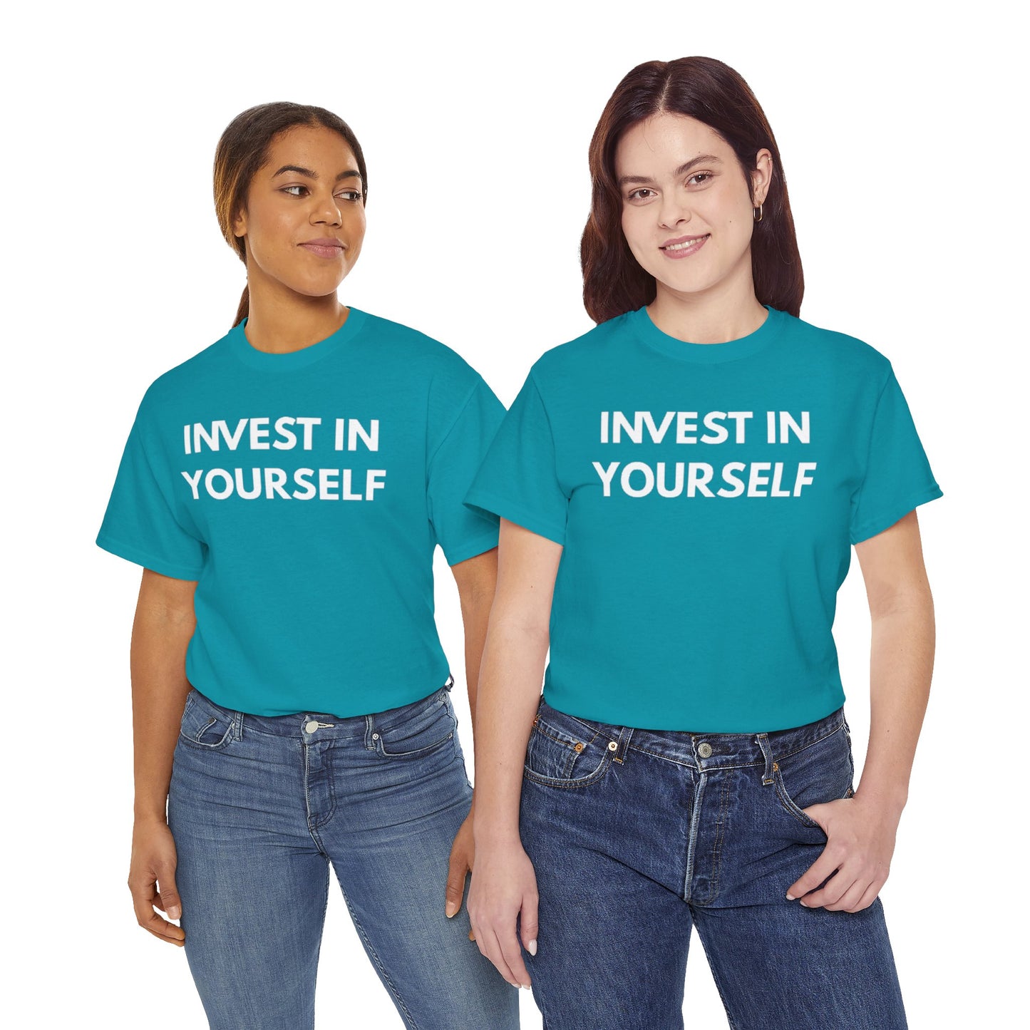Empowering Message Tee - Invest in Yourself, Motivational Shirt, Unisex Cotton Tee, Gift for Entrepreneurs, Self-Care Apparel, Daily [...]