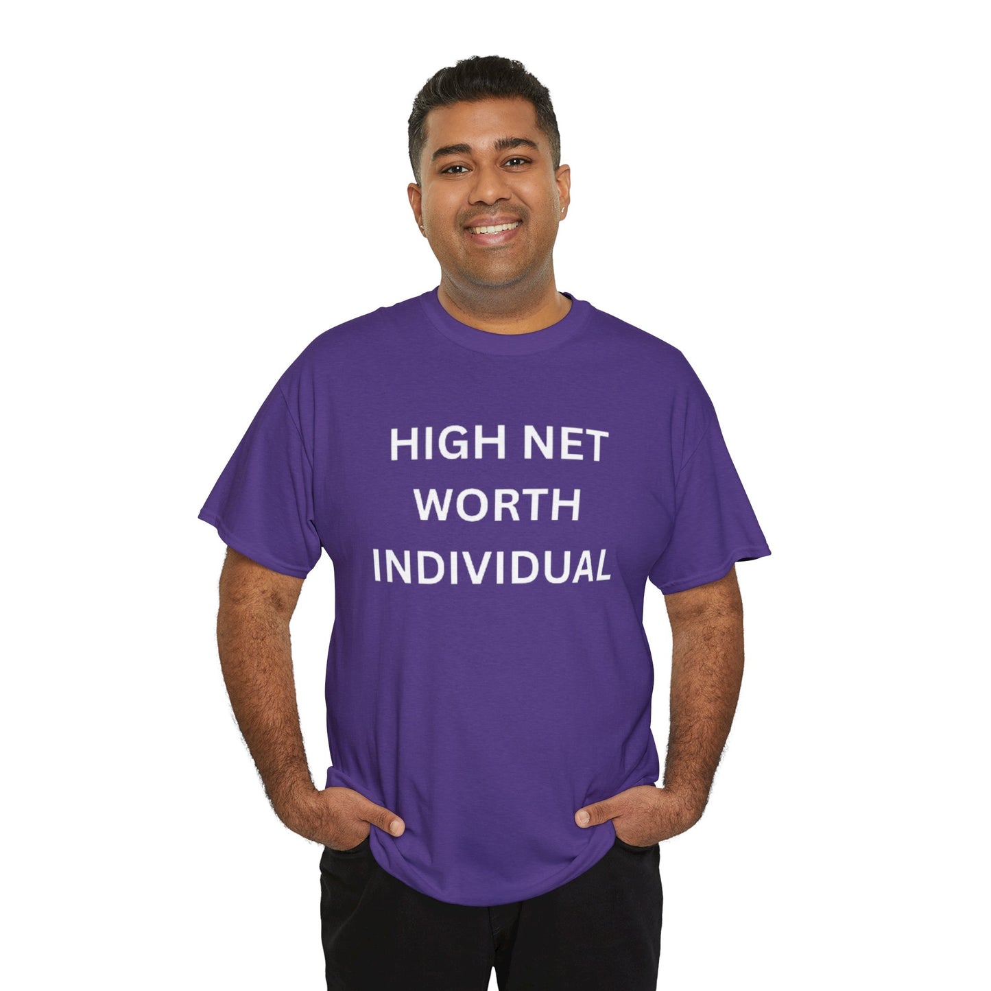 High Net Worth Individual Tee, Funny T-Shirt, Gift for Wealthy Friends, Casual Wear, Everyday Humor Shirt, Budget Friendly Style