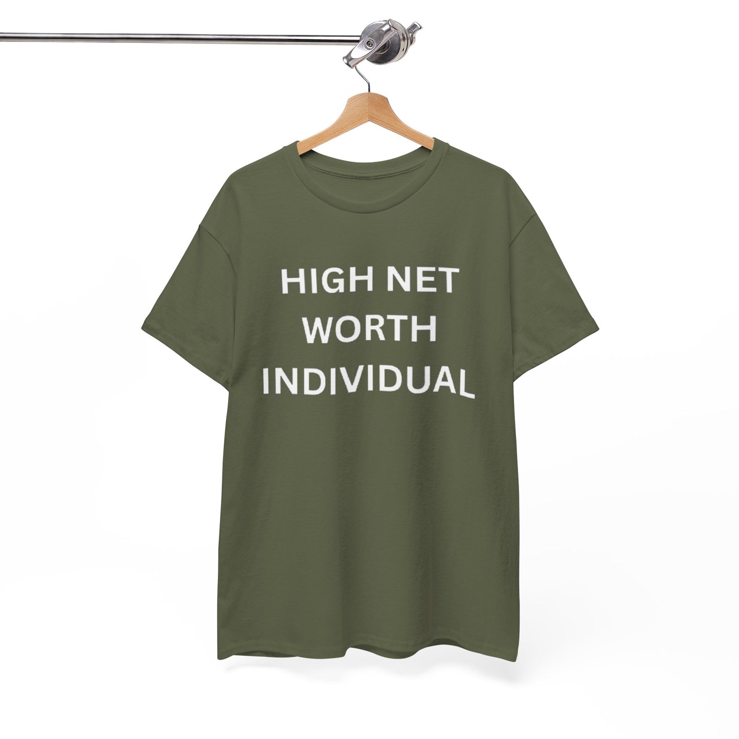 High Net Worth Individual Tee, Funny T-Shirt, Gift for Wealthy Friends, Casual Wear, Everyday Humor Shirt, Budget Friendly Style