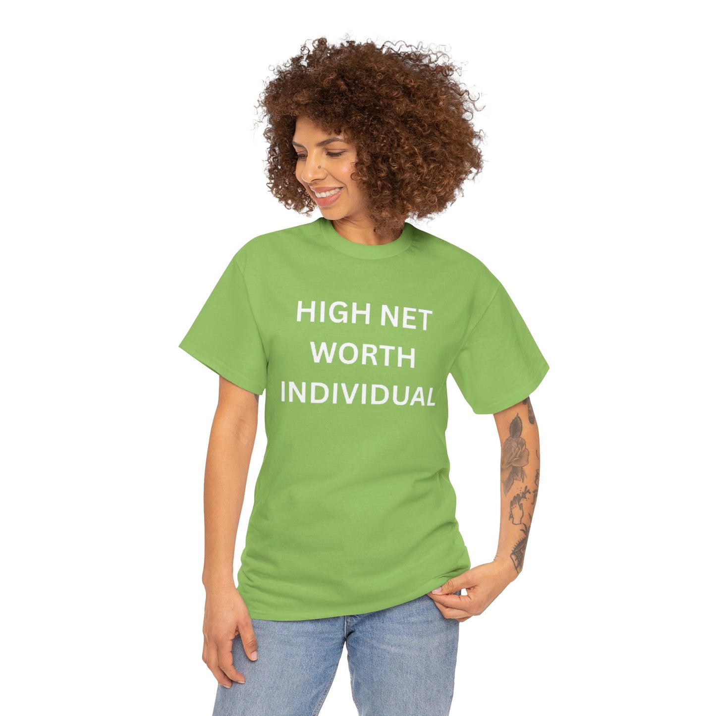High Net Worth Individual Tee, Funny T-Shirt, Gift for Wealthy Friends, Casual Wear, Everyday Humor Shirt, Budget Friendly Style