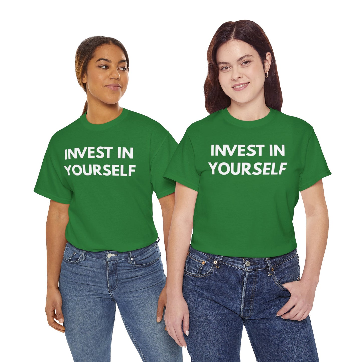 Empowering Message Tee - Invest in Yourself, Motivational Shirt, Unisex Cotton Tee, Gift for Entrepreneurs, Self-Care Apparel, Daily [...]