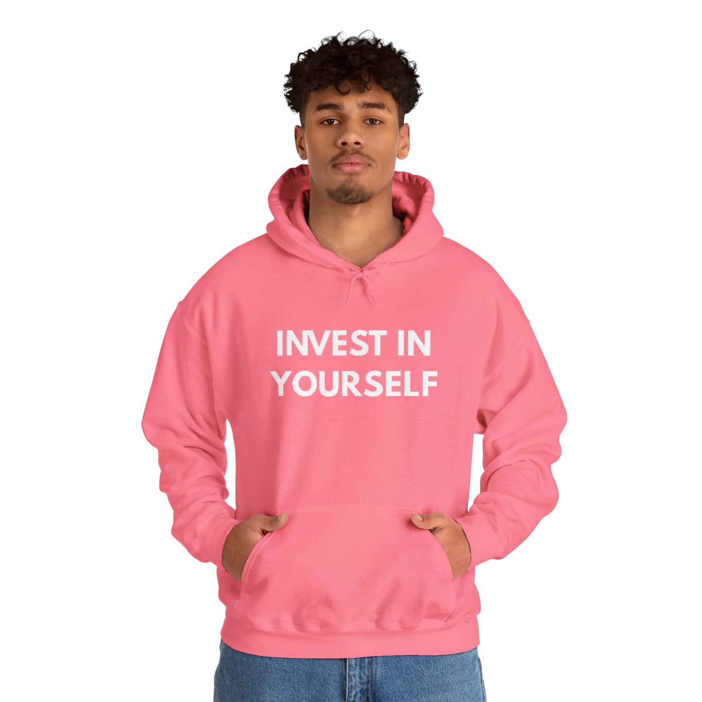 Invest In Yourself Hoodie, Motivational Sweatshirt for Self-Care, Unisex Comfortable Hoodie, Gift for Friends, Cozy Everyday Wear