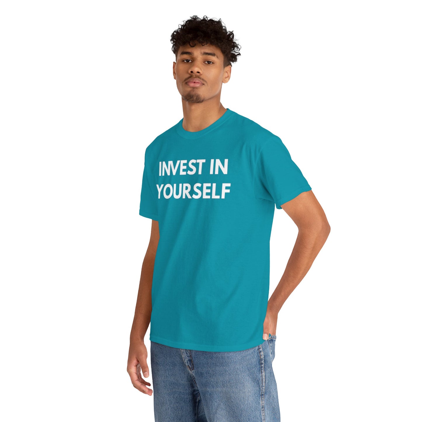 Empowering Message Tee - Invest in Yourself, Motivational Shirt, Unisex Cotton Tee, Gift for Entrepreneurs, Self-Care Apparel, Daily [...]