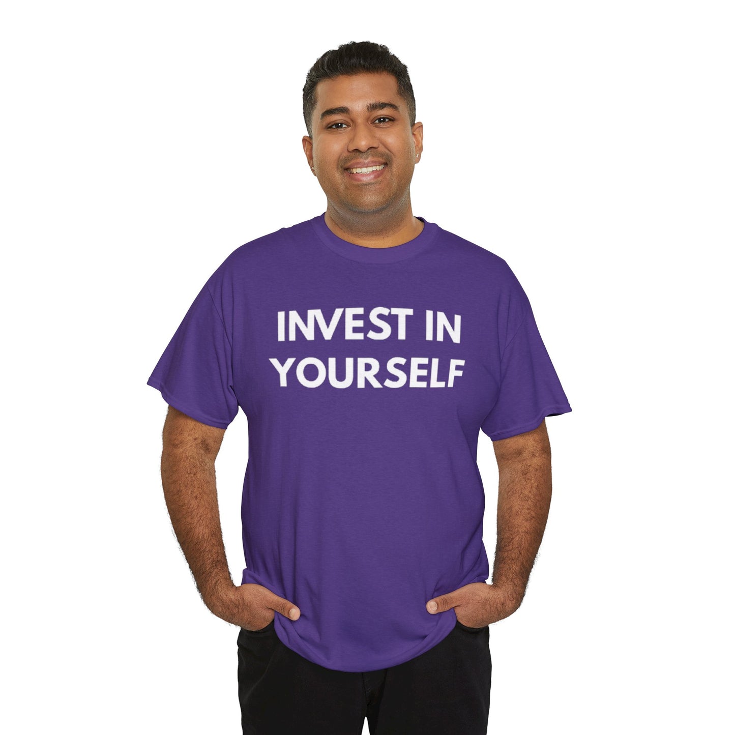 Empowering Message Tee - Invest in Yourself, Motivational Shirt, Unisex Cotton Tee, Gift for Entrepreneurs, Self-Care Apparel, Daily [...]