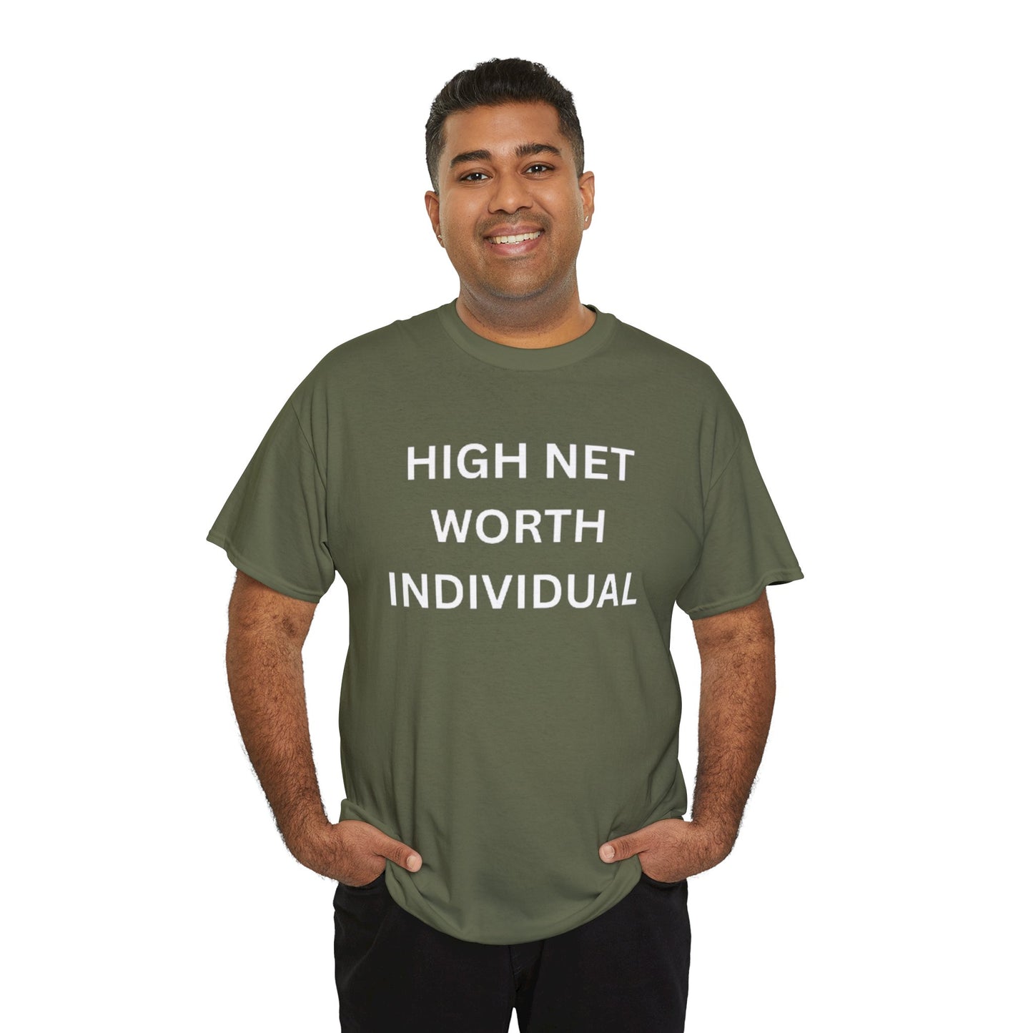 High Net Worth Individual Tee, Funny T-Shirt, Gift for Wealthy Friends, Casual Wear, Everyday Humor Shirt, Budget Friendly Style