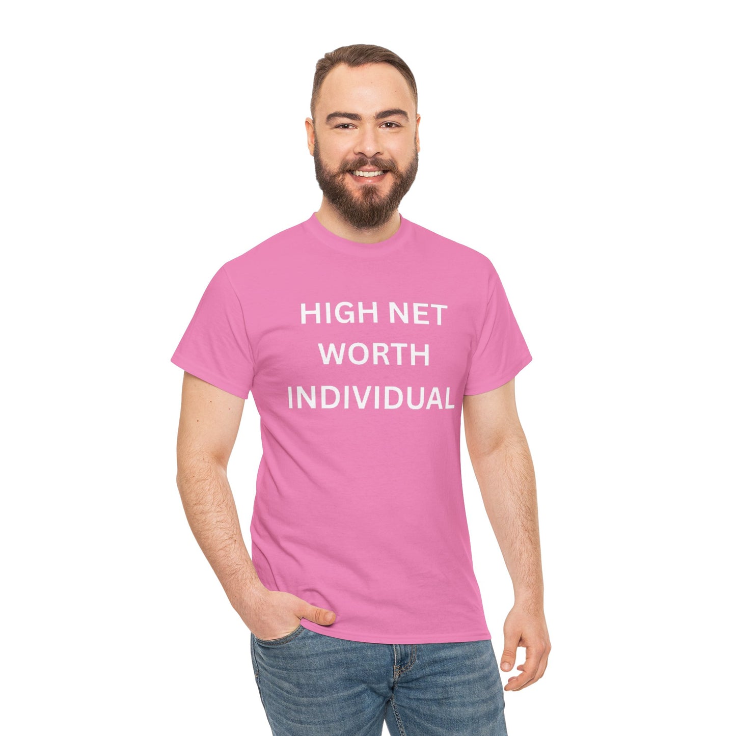 High Net Worth Individual Tee, Funny T-Shirt, Gift for Wealthy Friends, Casual Wear, Everyday Humor Shirt, Budget Friendly Style
