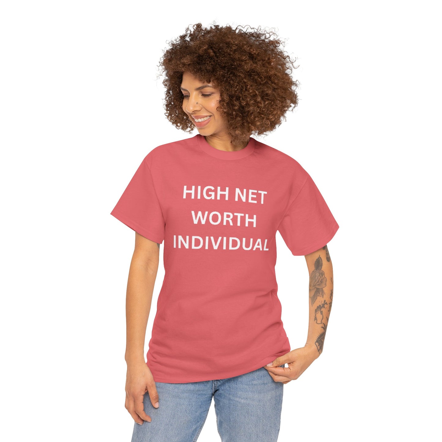 High Net Worth Individual Tee, Funny T-Shirt, Gift for Wealthy Friends, Casual Wear, Everyday Humor Shirt, Budget Friendly Style