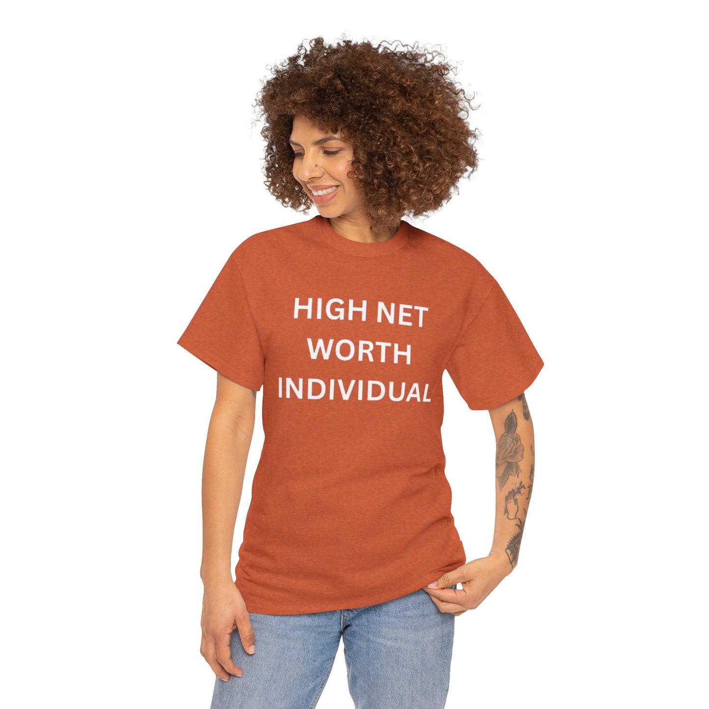 High Net Worth Individual Tee, Funny T-Shirt, Gift for Wealthy Friends, Casual Wear, Everyday Humor Shirt, Budget Friendly Style