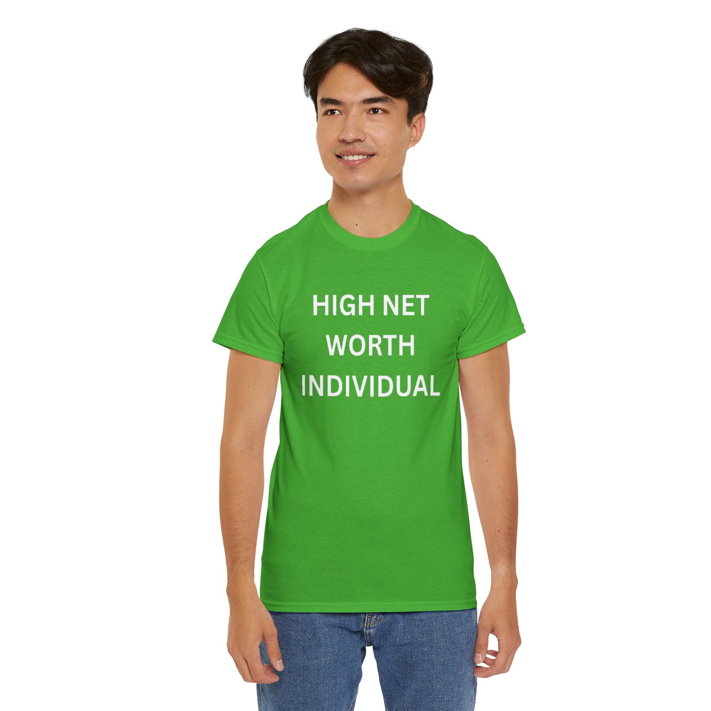 High Net Worth Individual Tee, Funny T-Shirt, Gift for Wealthy Friends, Casual Wear, Everyday Humor Shirt, Budget Friendly Style