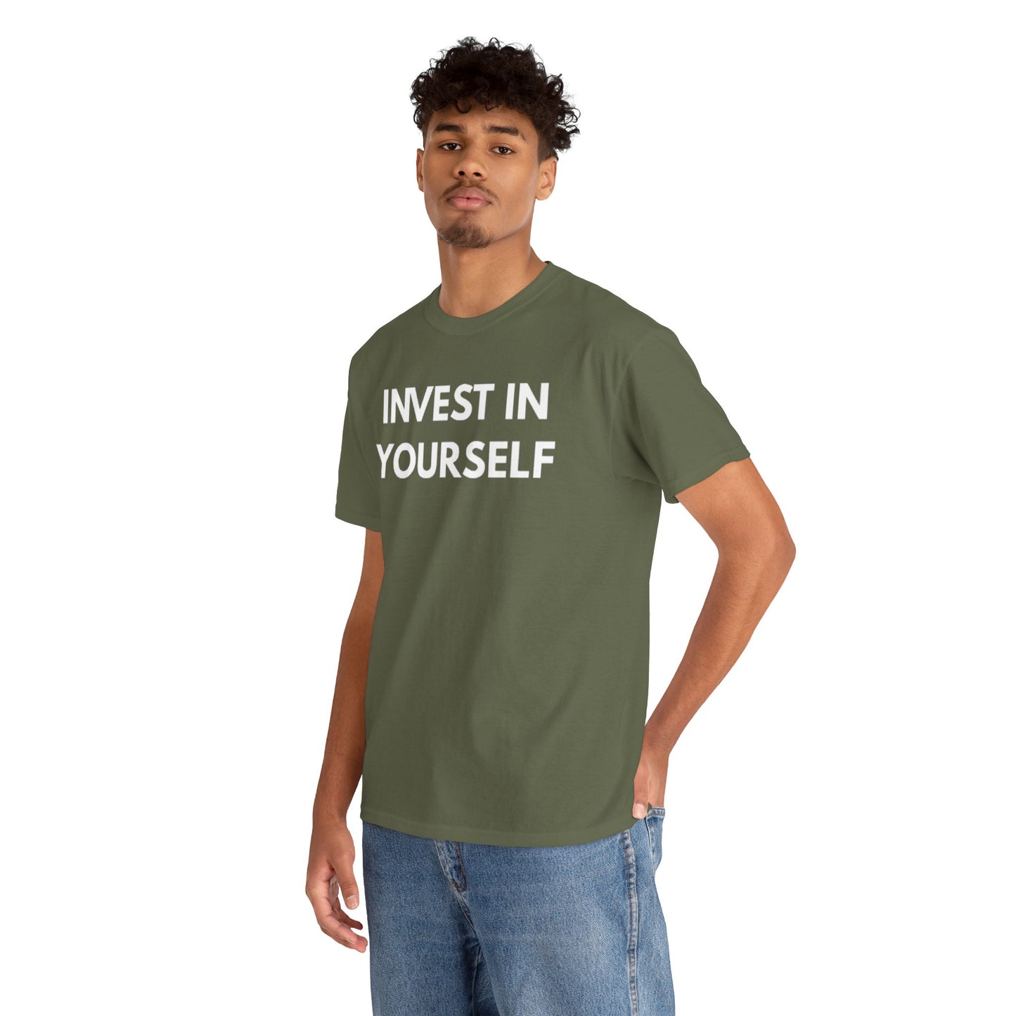 Empowering Message Tee - Invest in Yourself, Motivational Shirt, Unisex Cotton Tee, Gift for Entrepreneurs, Self-Care Apparel, Daily [...]