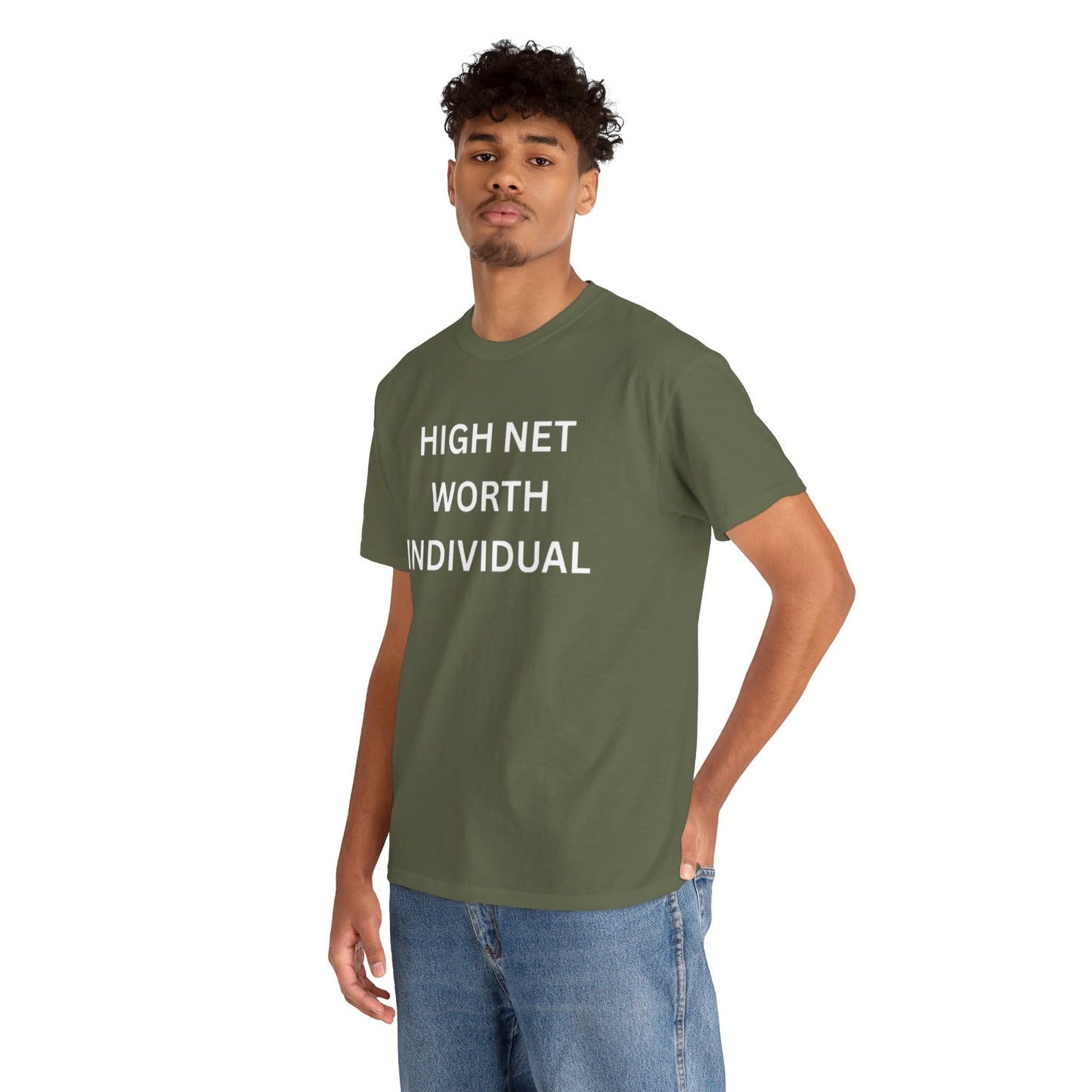 High Net Worth Individual Tee, Funny T-Shirt, Gift for Wealthy Friends, Casual Wear, Everyday Humor Shirt, Budget Friendly Style