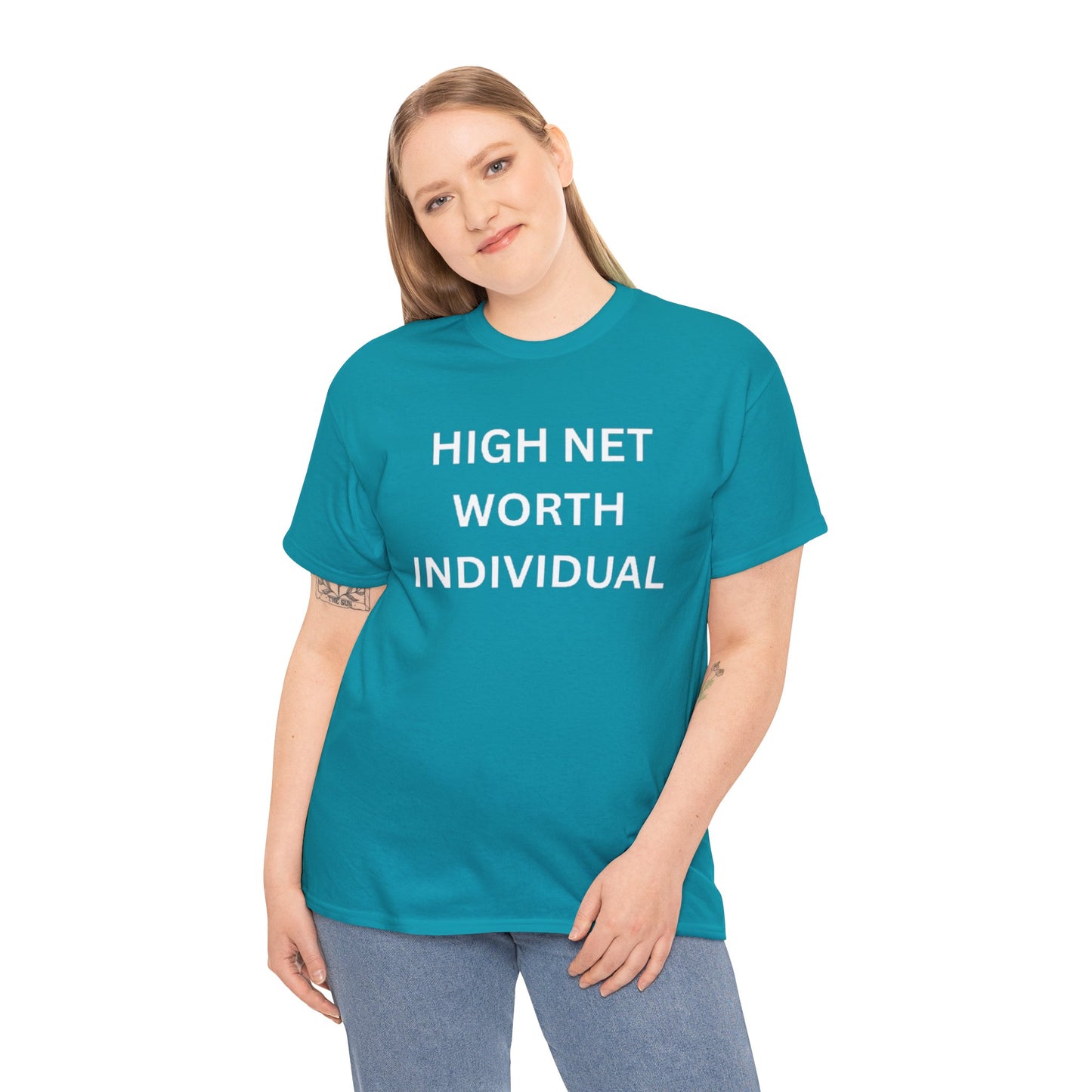 High Net Worth Individual Tee, Funny T-Shirt, Gift for Wealthy Friends, Casual Wear, Everyday Humor Shirt, Budget Friendly Style