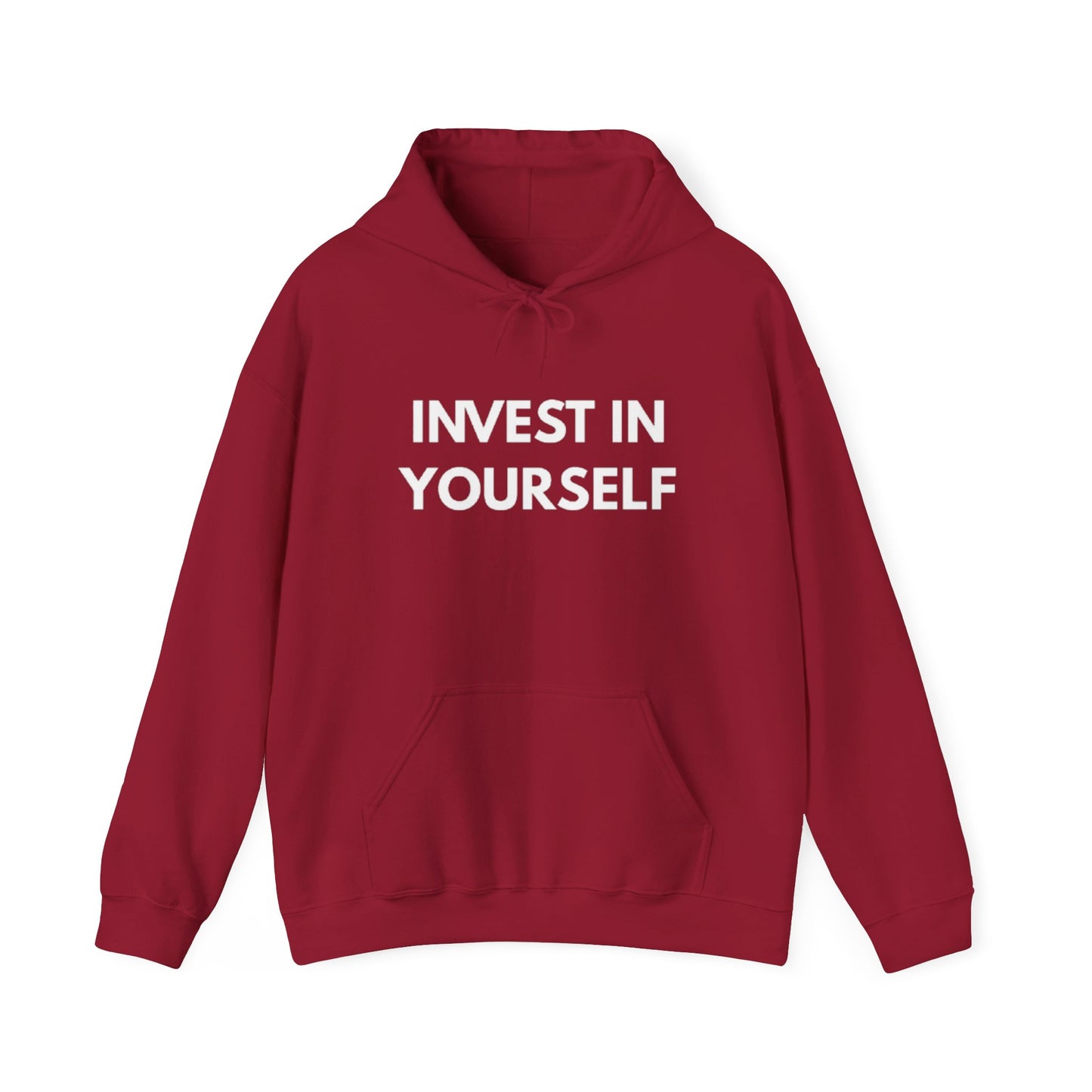 Invest In Yourself Hoodie, Motivational Sweatshirt for Self-Care, Unisex Comfortable Hoodie, Gift for Friends, Cozy Everyday Wear