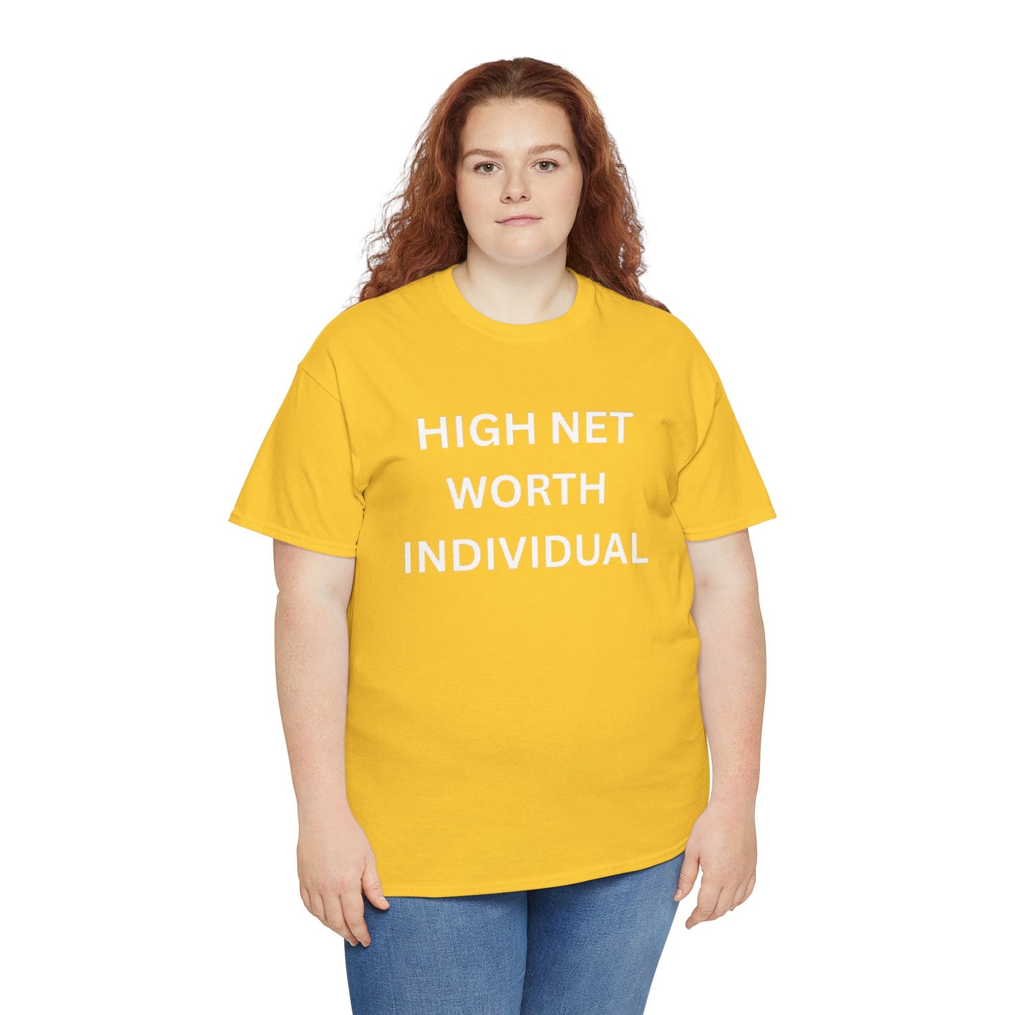 High Net Worth Individual Tee, Funny T-Shirt, Gift for Wealthy Friends, Casual Wear, Everyday Humor Shirt, Budget Friendly Style