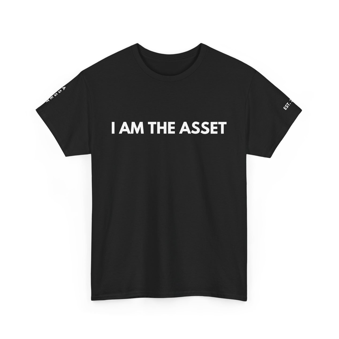 Empowering Statement Tee - I AM THE ASSET, Unisex Cotton Shirt for Motivation, Gift for Entrepreneurs, Casual Wear