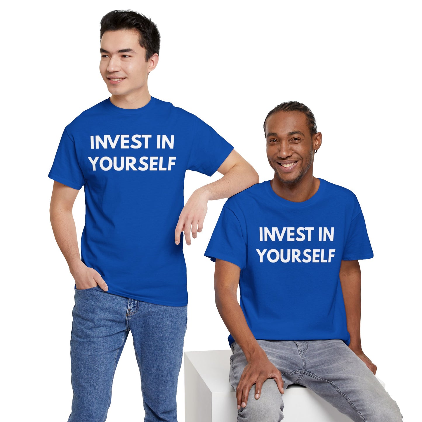 Empowering Message Tee - Invest in Yourself, Motivational Shirt, Unisex Cotton Tee, Gift for Entrepreneurs, Self-Care Apparel, Daily [...]