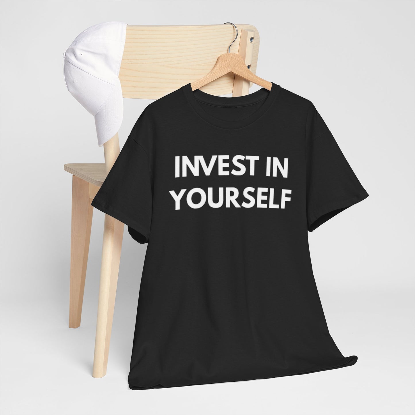 Empowering Message Tee - Invest in Yourself, Motivational Shirt, Unisex Cotton Tee, Gift for Entrepreneurs, Self-Care Apparel, Daily [...]