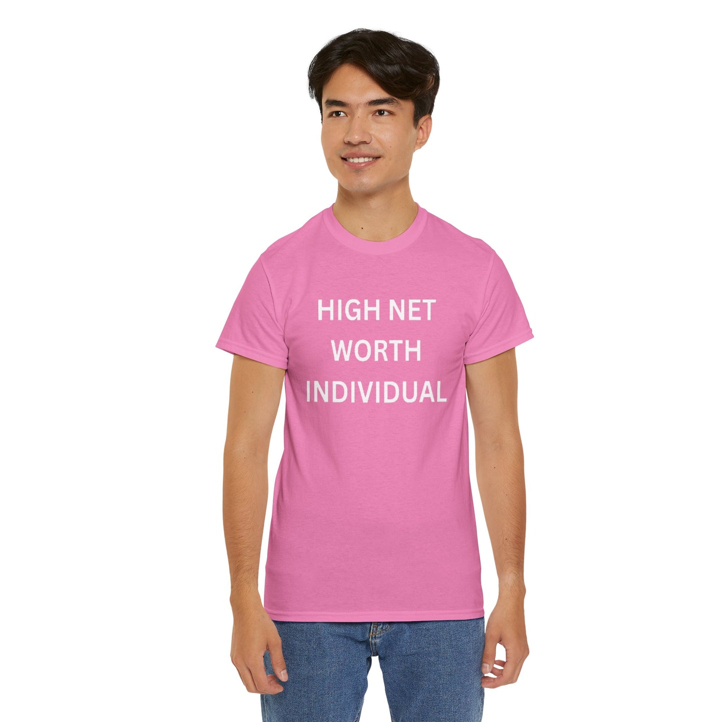 High Net Worth Individual Tee, Funny T-Shirt, Gift for Wealthy Friends, Casual Wear, Everyday Humor Shirt, Budget Friendly Style