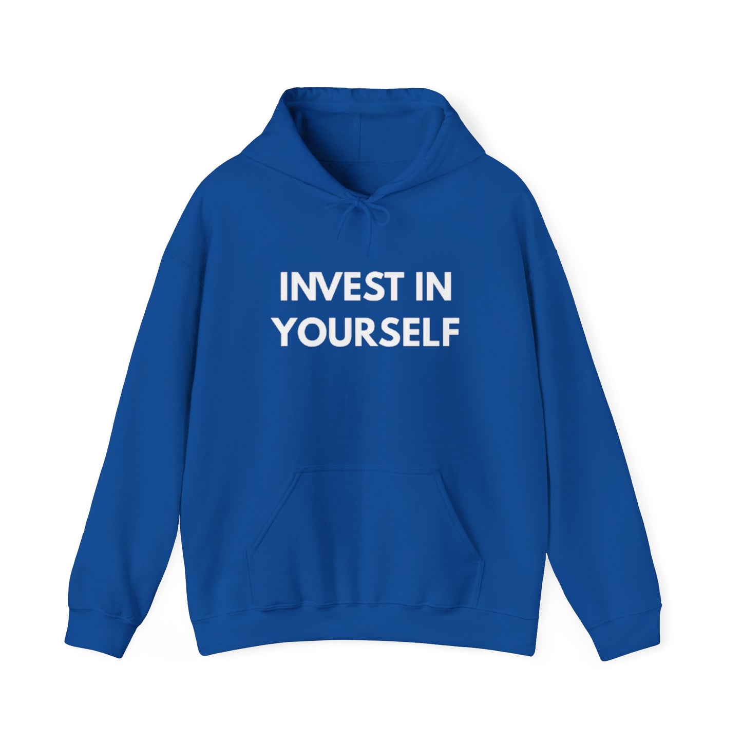 Invest In Yourself Hoodie, Motivational Sweatshirt for Self-Care, Unisex Comfortable Hoodie, Gift for Friends, Cozy Everyday Wear