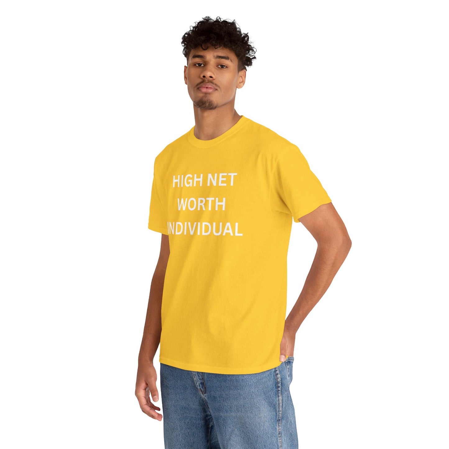 High Net Worth Individual Tee, Funny T-Shirt, Gift for Wealthy Friends, Casual Wear, Everyday Humor Shirt, Budget Friendly Style